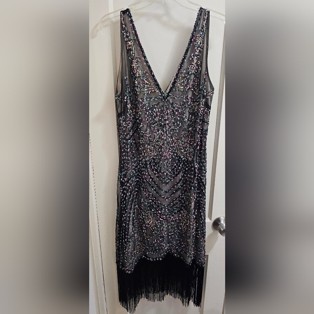 Babeyond 1920s Beaxed Fringe Flapper Dress